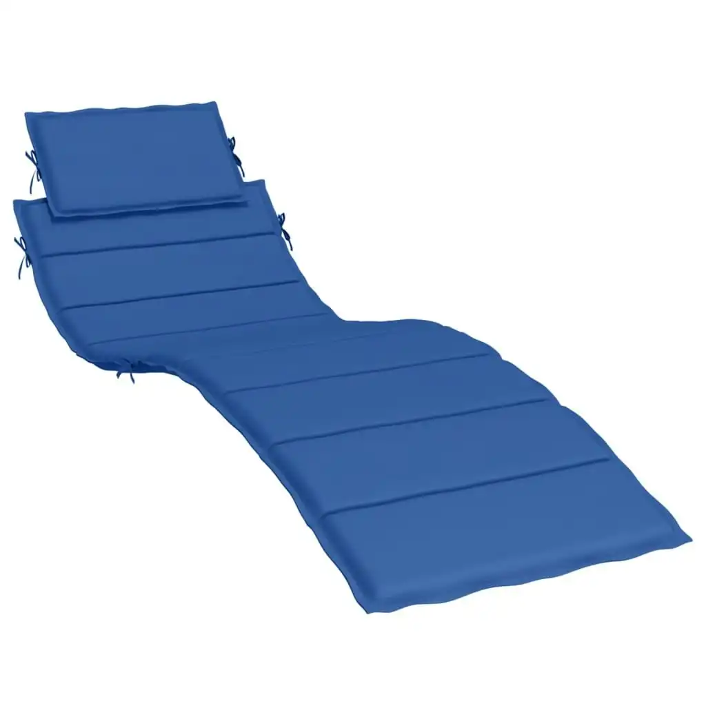 Sun Lounger Cushion Royal Blue 186x58x3cm Oxford Fabric 314168