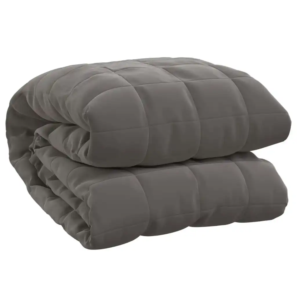 Weighted Blanket Grey 150x200 cm 7 kg Fabric 350774