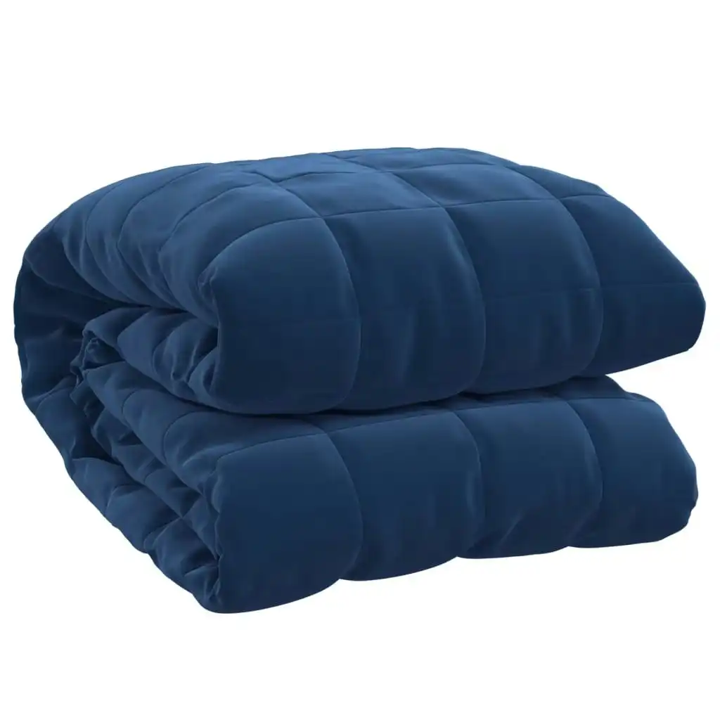 Weighted Blanket Blue 150x200 cm 7 kg Fabric 350792