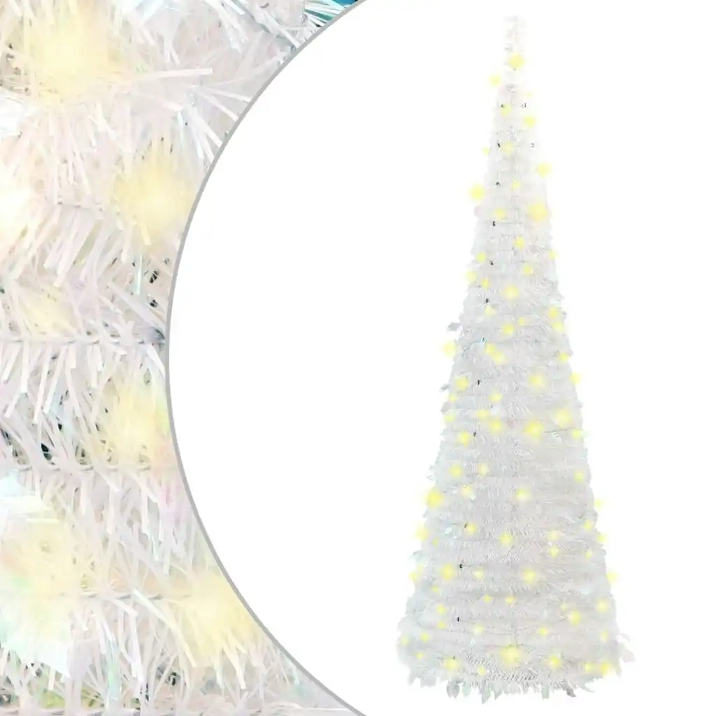 Artificial Christmas Tree Pop-up 50 LEDs White 120 cm 357752