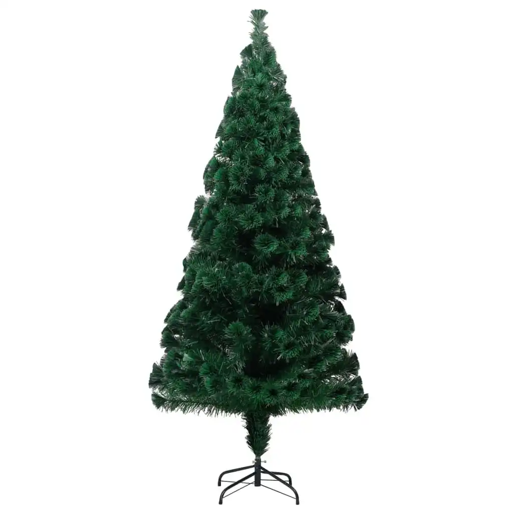 Artificial Christmas Tree with Stand Green 210 cm Fibre Optic 329063