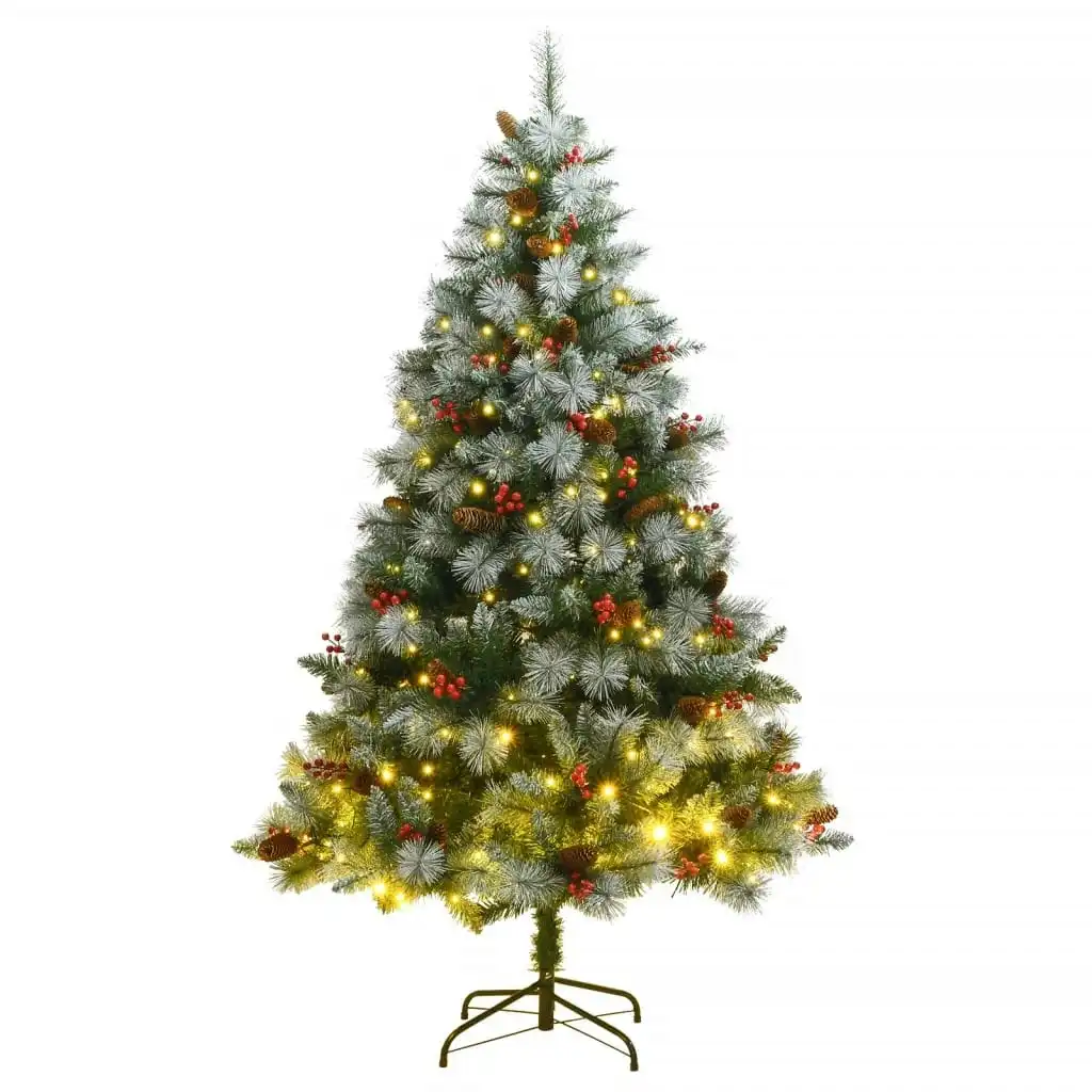 Artificial Hinged Christmas Tree 300 LEDs 180 cm 3210213