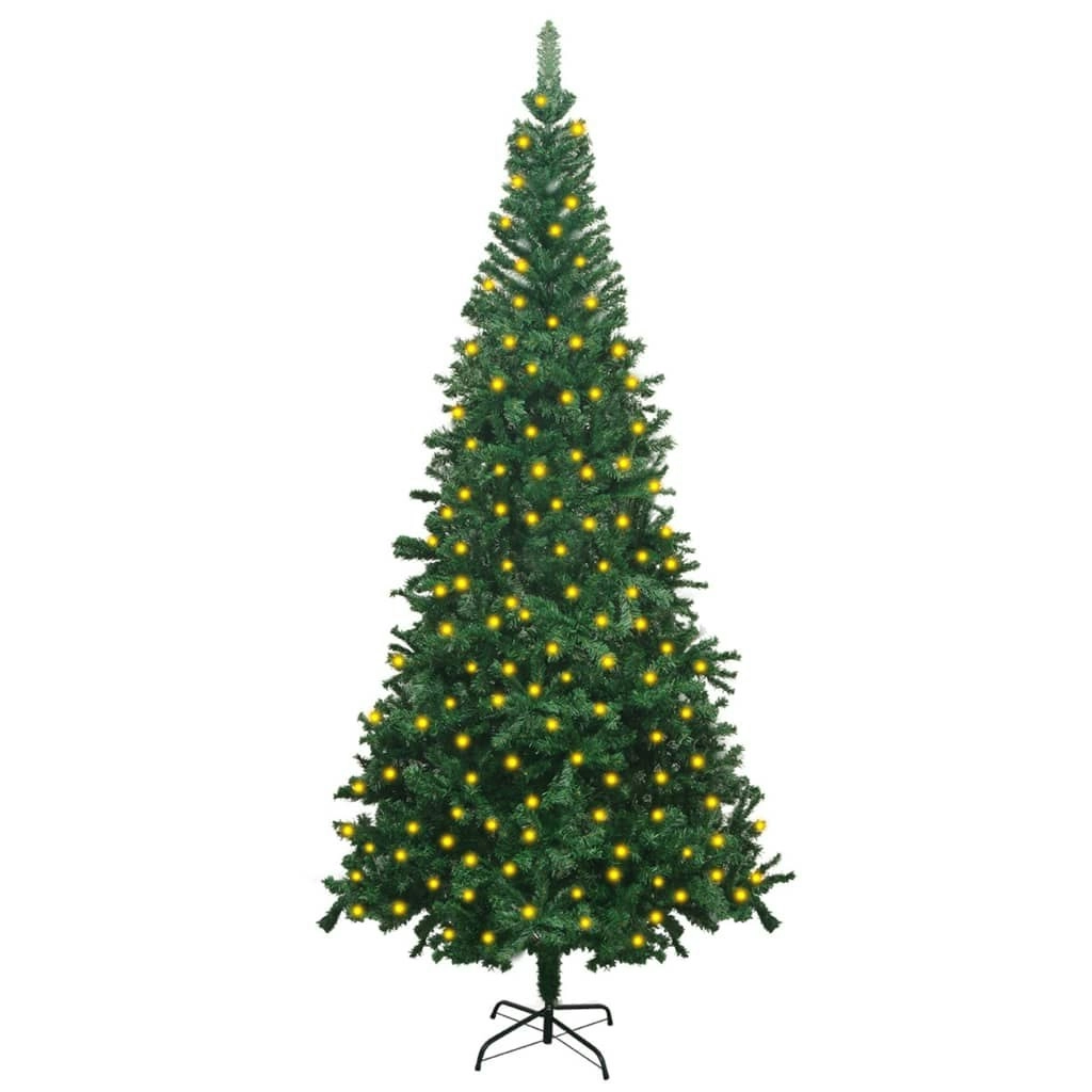 Artificial Pre-lit Christmas Tree L 240 cm Green 3077405