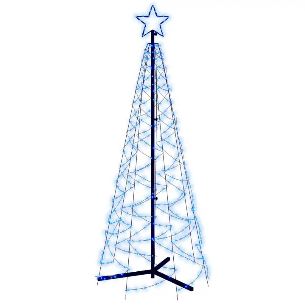 Christmas Cone Tree Blue 200 LEDs 70x180 cm 343503