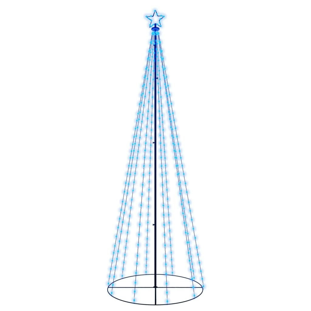 Christmas Cone Tree Blue 310 LEDs 100x300 cm 343492