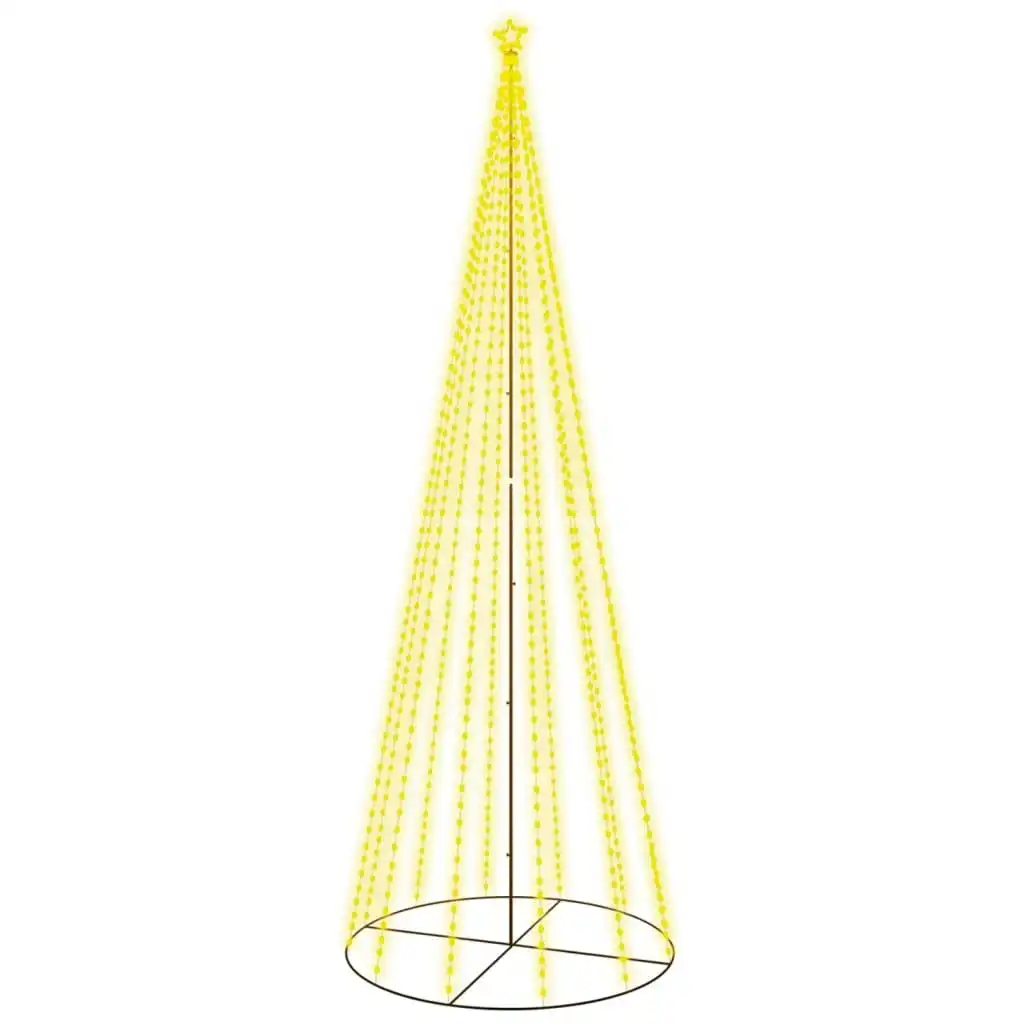 Christmas Cone Tree Warm White 732 LEDs 160x500 cm 343700