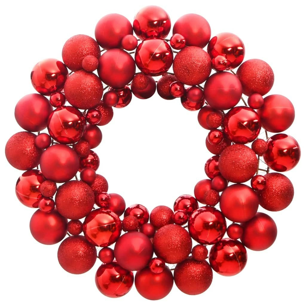 Christmas Wreath Red 45 cm Polystyrene 356121