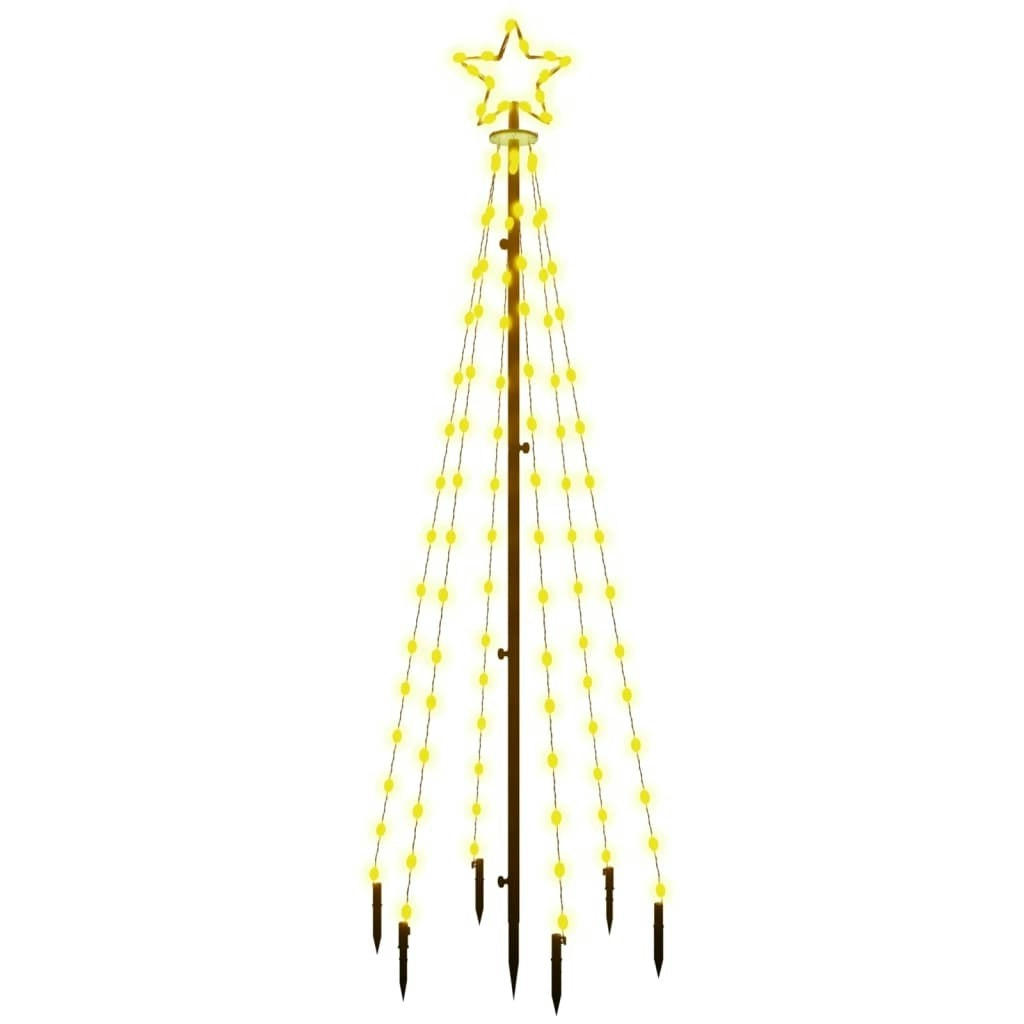 Christmas Tree with Spike Warm White 108 LEDs 180 cm 343550