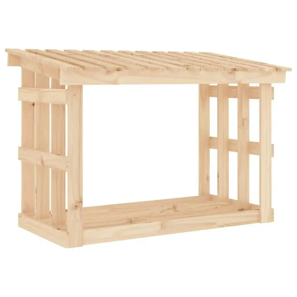 Firewood Rack 108x64.5x77 cm Solid Wood Pine 822432