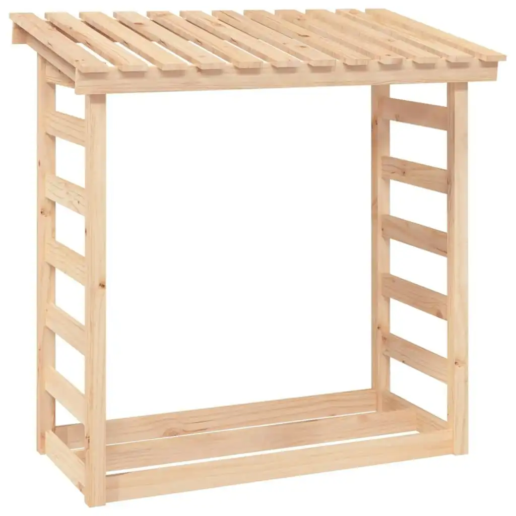 Firewood Rack 108x64.5x110 cm Solid Wood Pine 822437