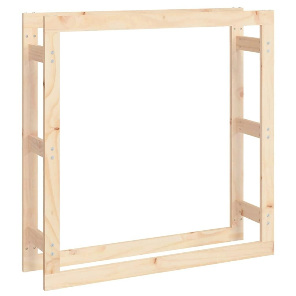 Firewood Rack 100x25x100 cm Solid Wood Pine 822422