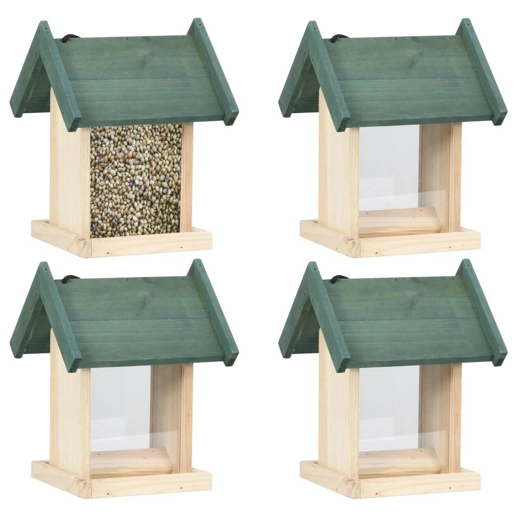 Bird Feeders 4 pcs Firwood 47233