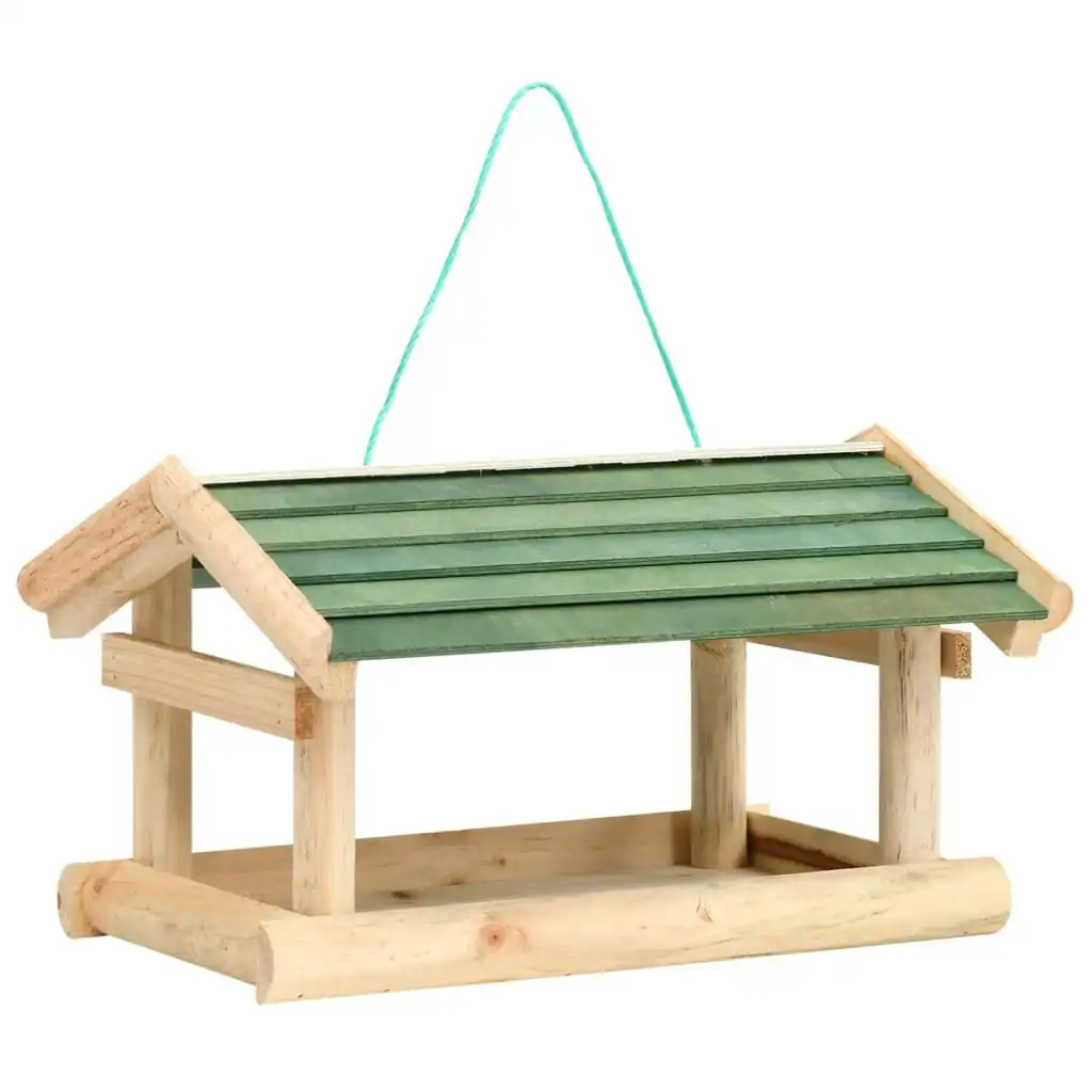 Bird Feeder Solid Wood 35x29.5x21 cm 314819