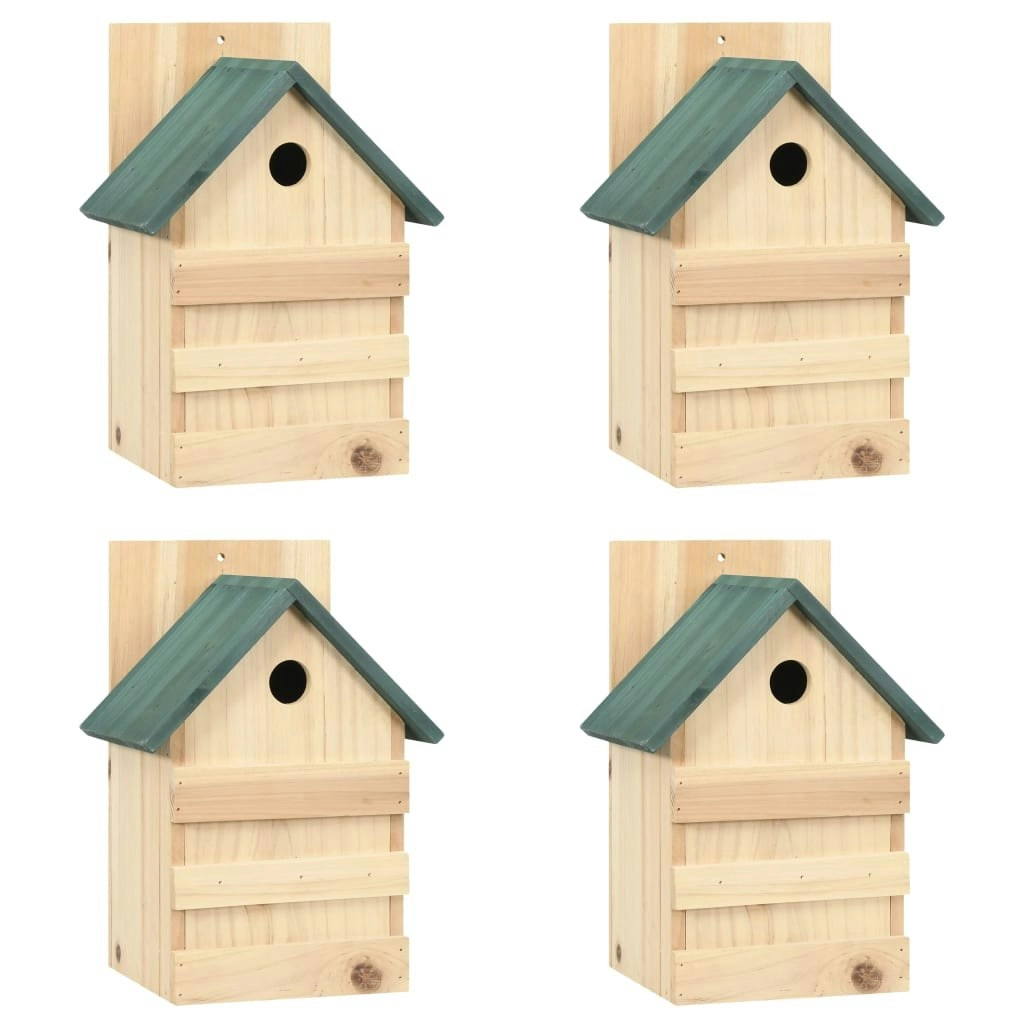 Bird Houses 4 pcs 23x19x33 cm Firwood 47248