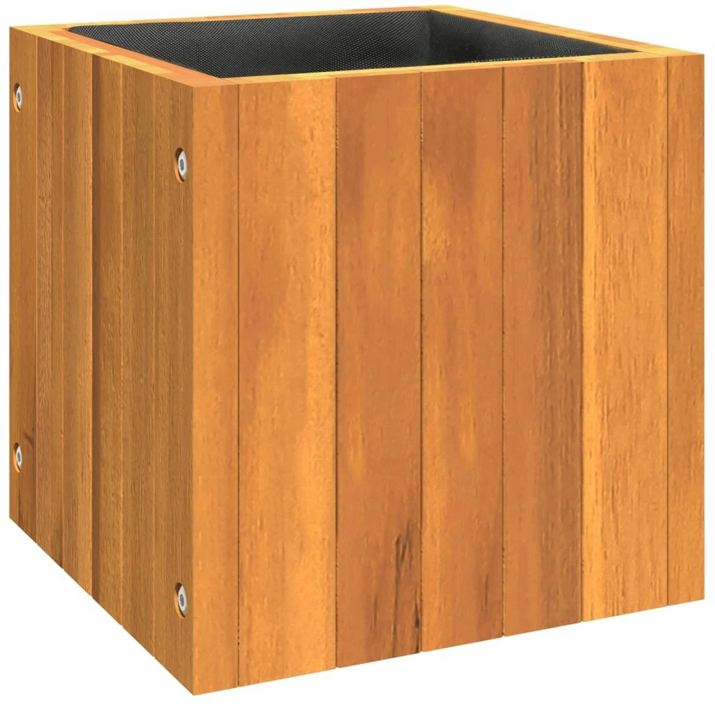 Garden Planter 25x25x25 cm Solid Wood Acacia 366500