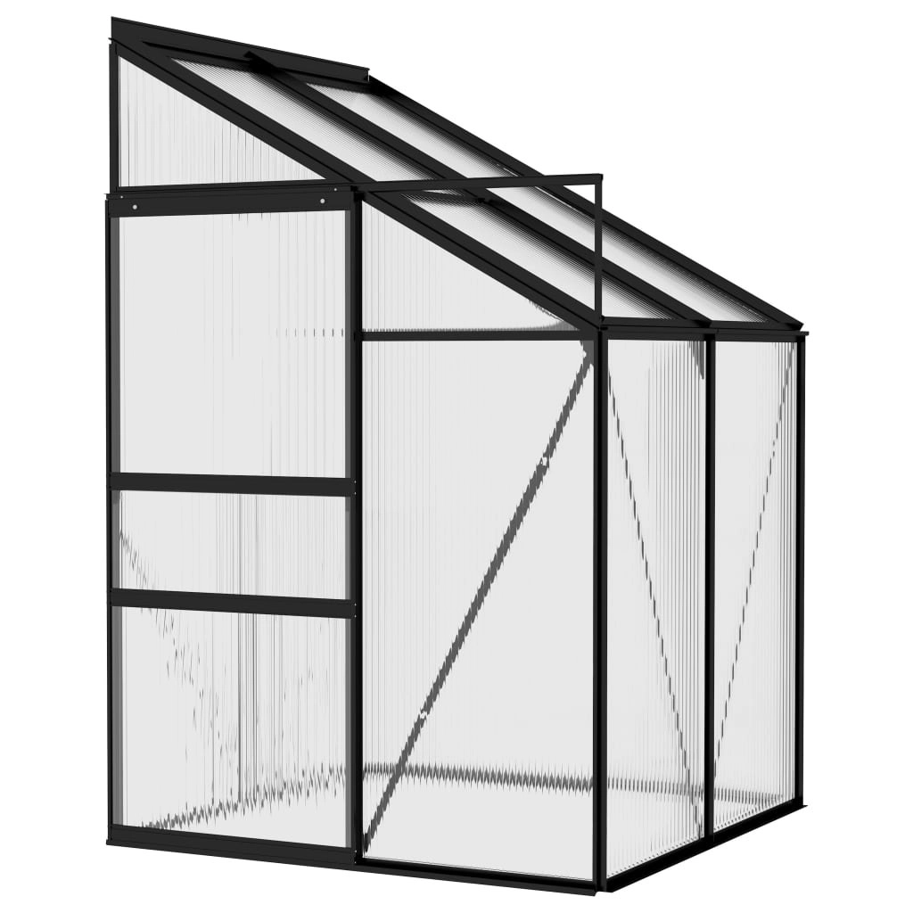 Greenhouse Anthracite Aluminium 2.59 mÂ³ 312044