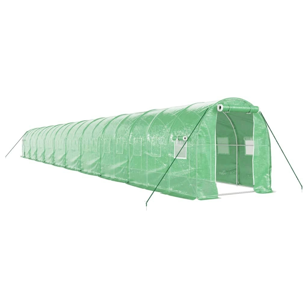 Greenhouse with Steel Frame Green 40 mÂ² 20x2x2 m 3188025