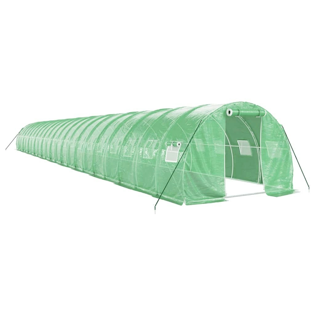 Greenhouse with Steel Frame Green 66 mÂ² 22x3x2 m 3188048