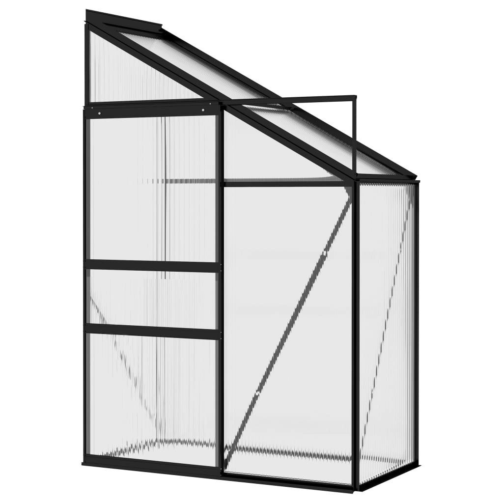 Greenhouse Anthracite Aluminium 1.38 mÂ³ 312043