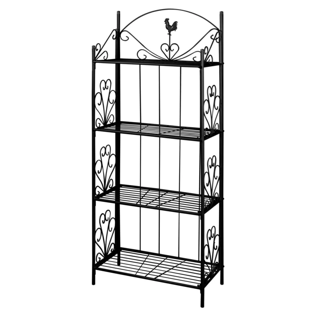 Plant Rack Square Black 40780