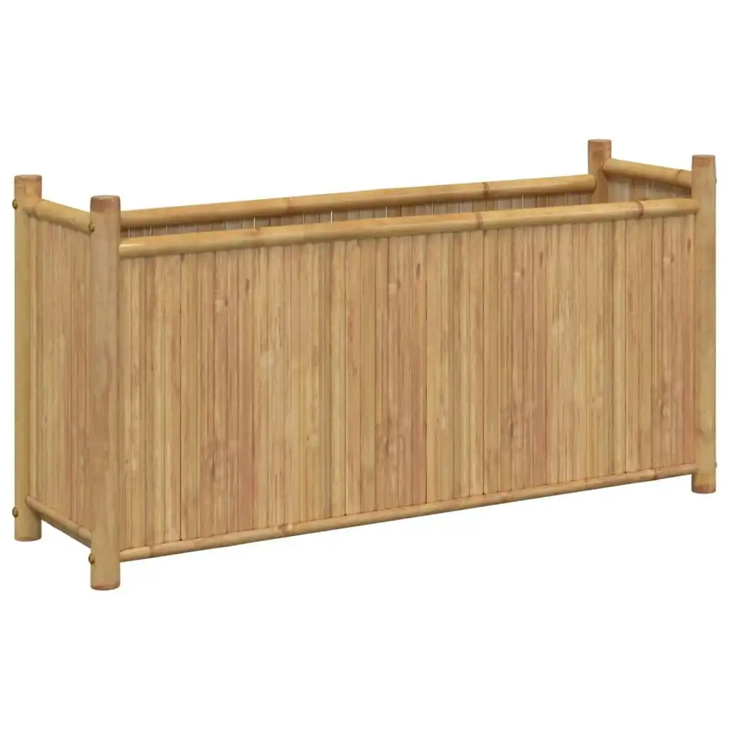 Planter 100x30x50 cm Bamboo 366463