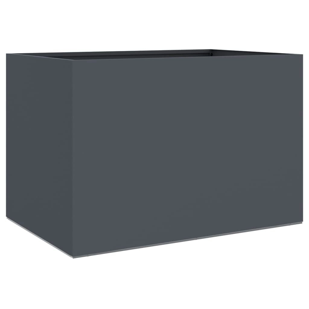 Planter Anthracite 62x40x39 cm Cold-rolled Steel 841597