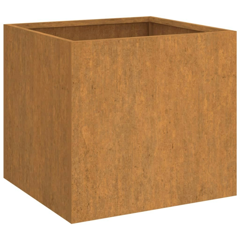 Planter 42x40x39 cm Corten Steel 821549