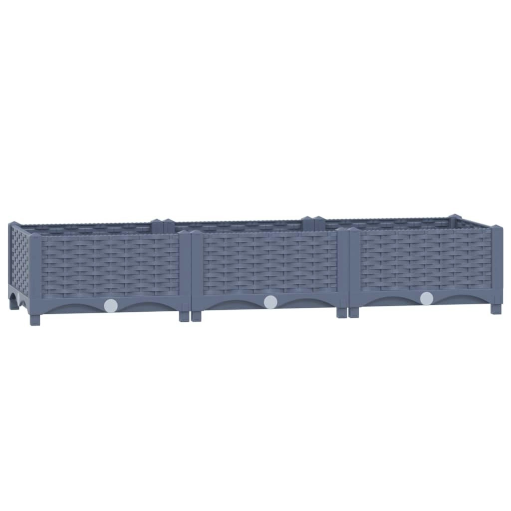 Raised Bed 120x40x23 cm Polypropylene 310399