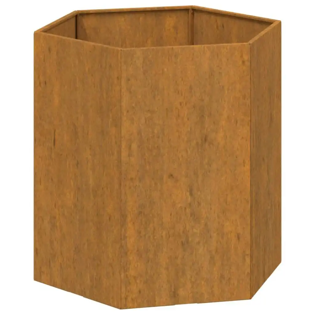 Planter Rusty 40x40x45 cm Corten Steel 823674