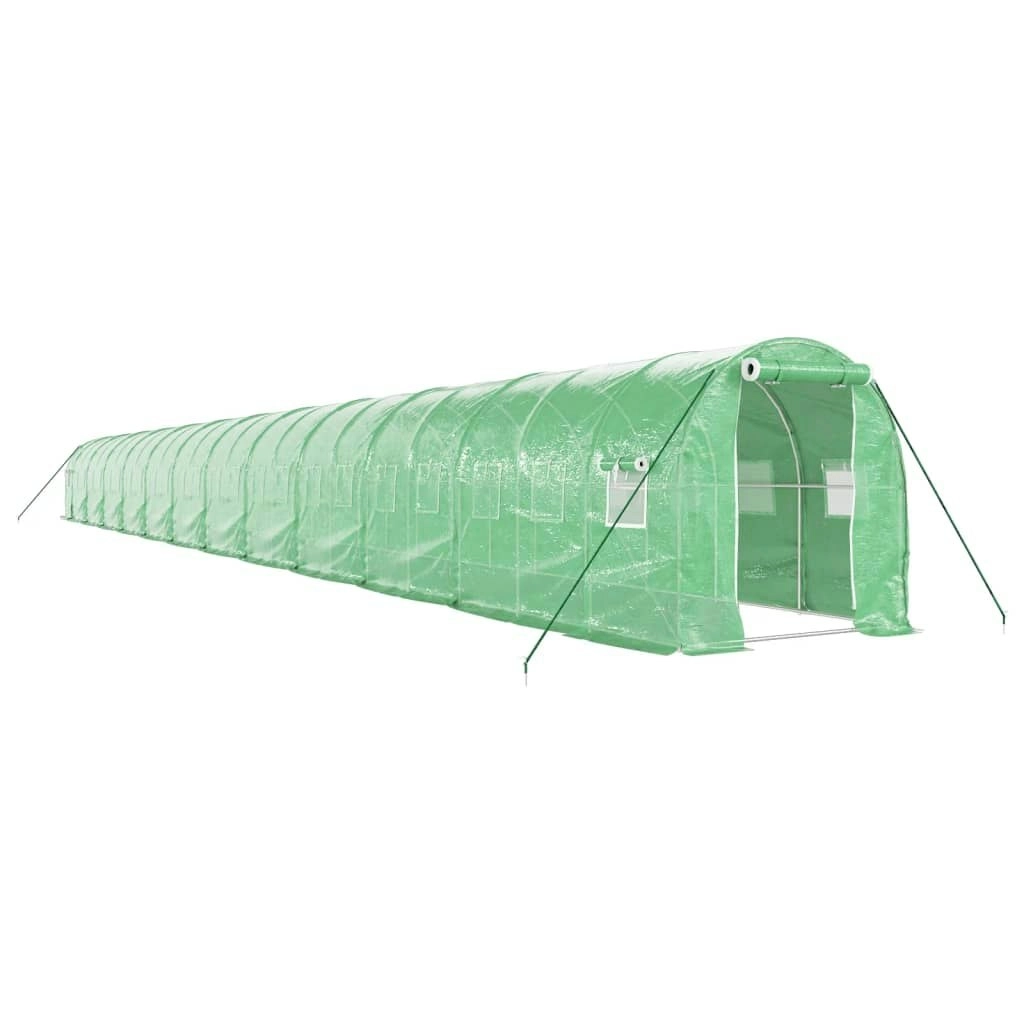 Greenhouse with Steel Frame Green 48mÂ² 24x2x2 m 3188027