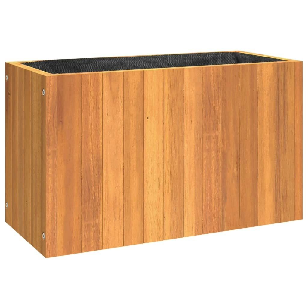 Garden Planter 59x27.5x35 cm Solid Wood Acacia 366505