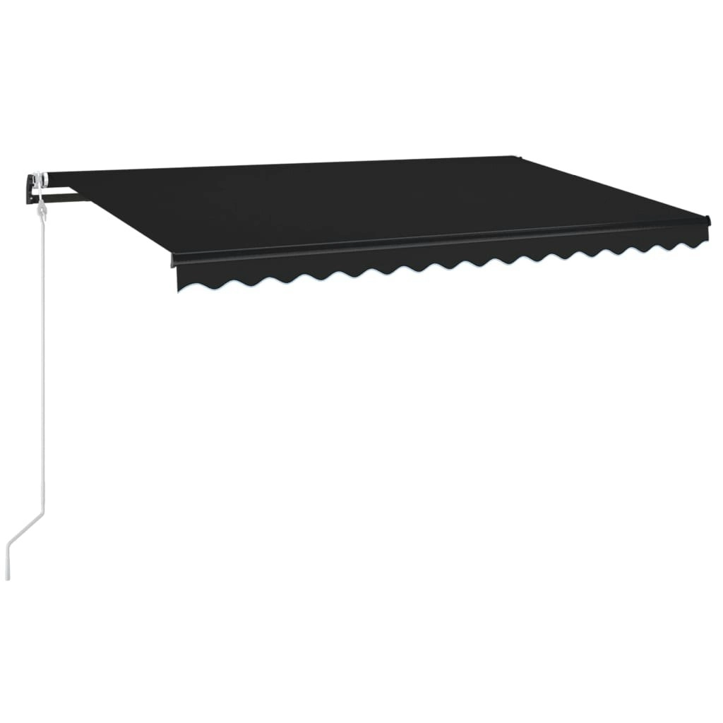 Automatic Retractable Awning 400x300 cm Anthracite 3095771