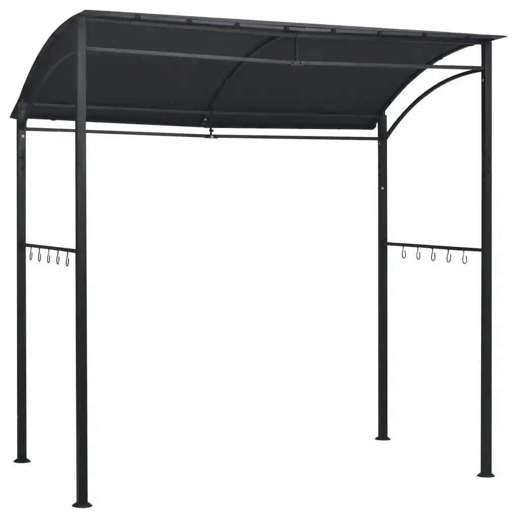 BBQ Gazebo 215x150x220 cm Anthracite Steel 48603