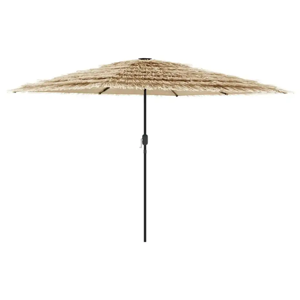 Garden Parasol with Steel Pole Brown 268x268x226 cm 4005101