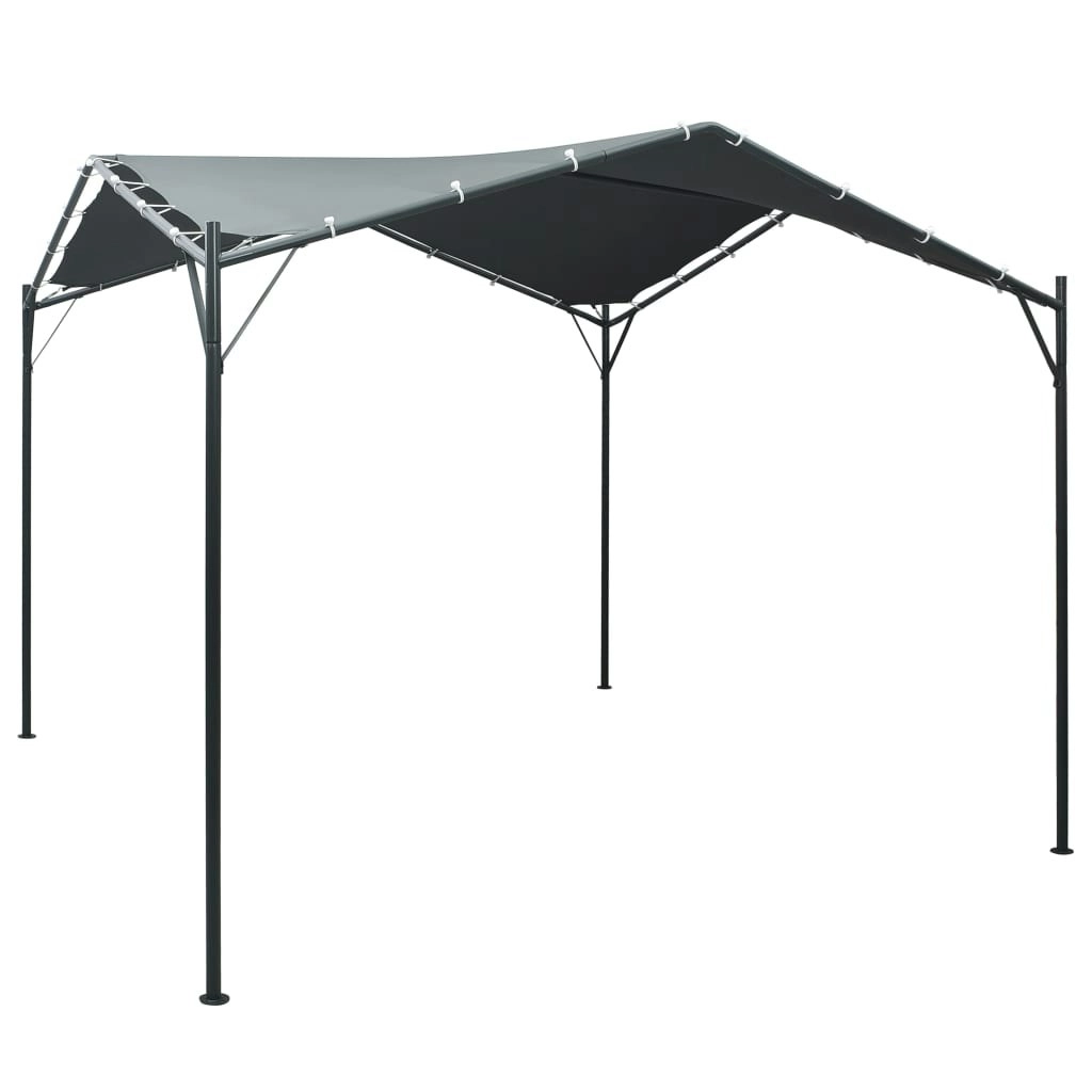 Gazebo Pavilion Tent Canopy 3x3 m Steel Anthracite 47962