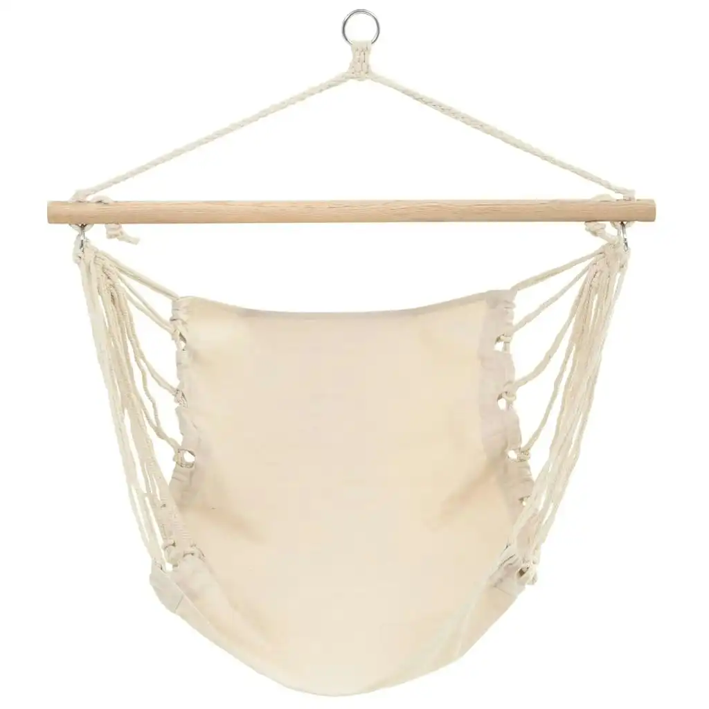 Hammock Chair Cream 100x80 cm 40353