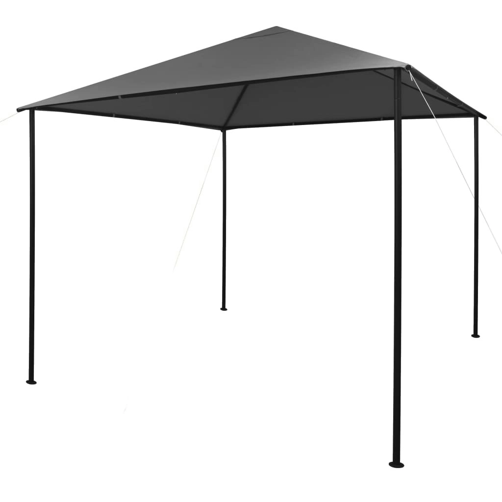 Gazebo 3x3 m Anthracite Fabric and Steel 180 g/m?? 312240