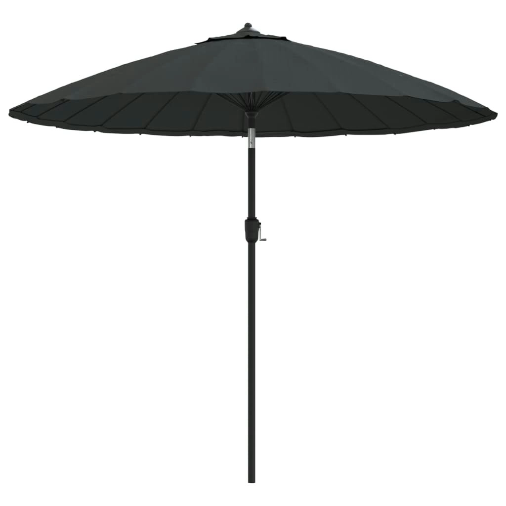 Outdoor Parasol with Aluminium Pole 270 cm Anthracite 47306