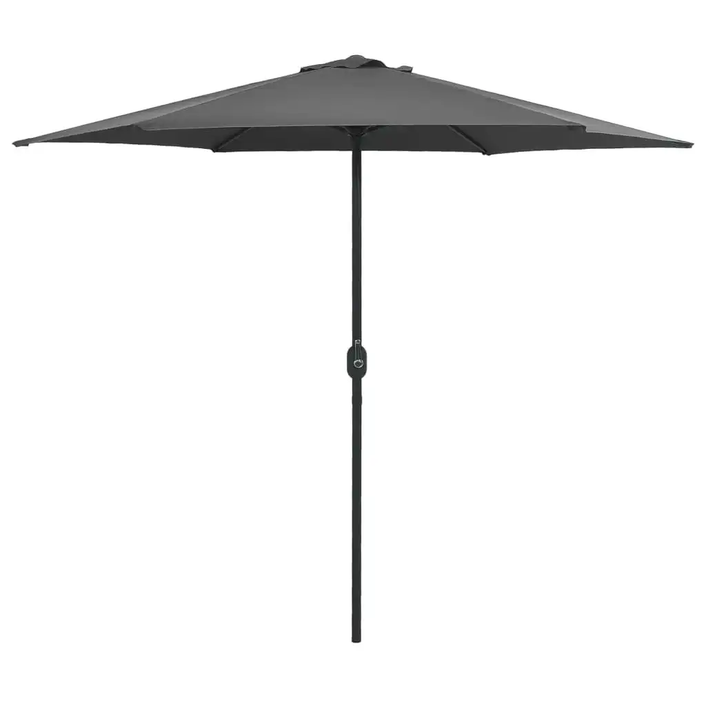 Outdoor Parasol with Aluminium Pole 270x246 cm Anthracite 47346