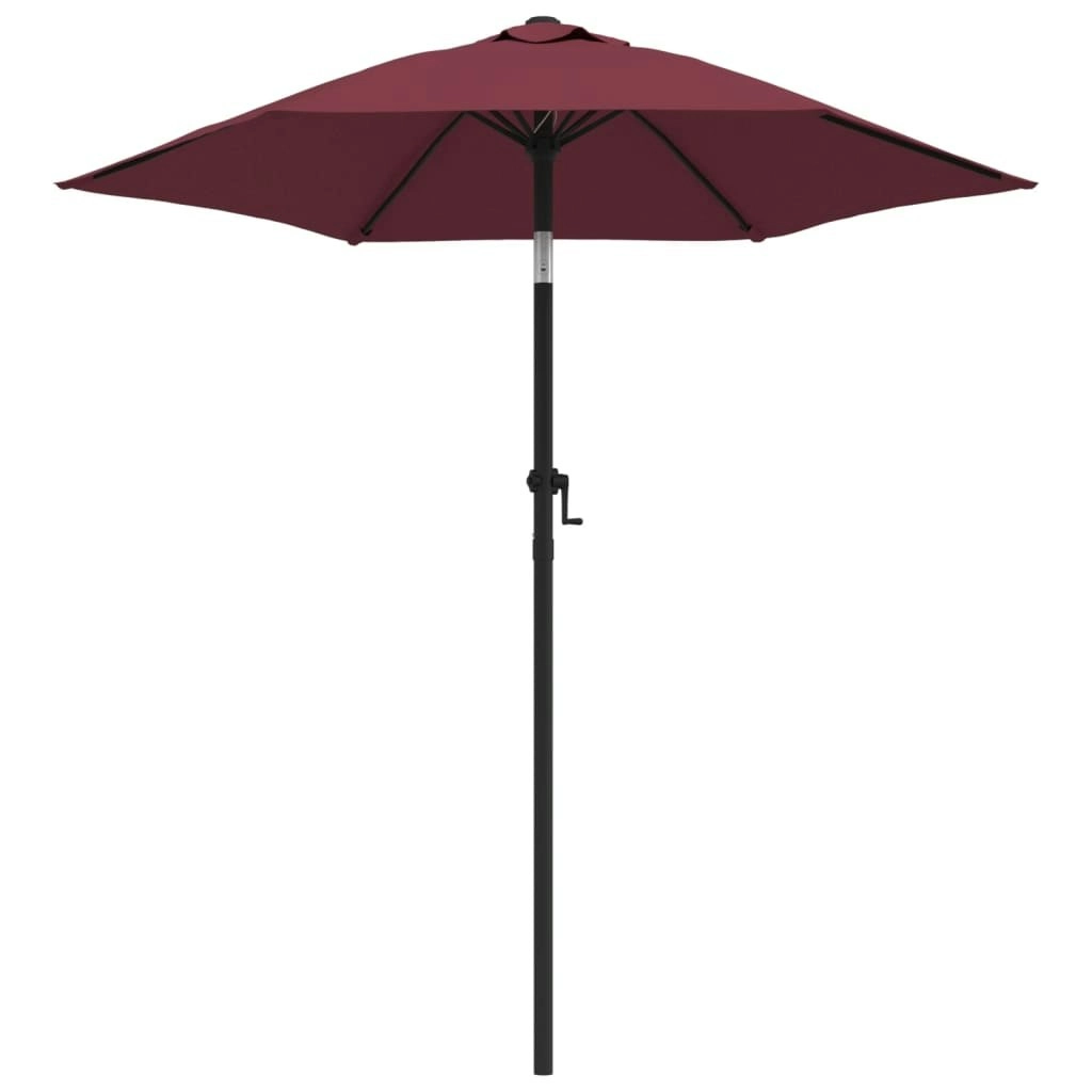 Parasol Burgundy 200x224 cm Aluminium 47208