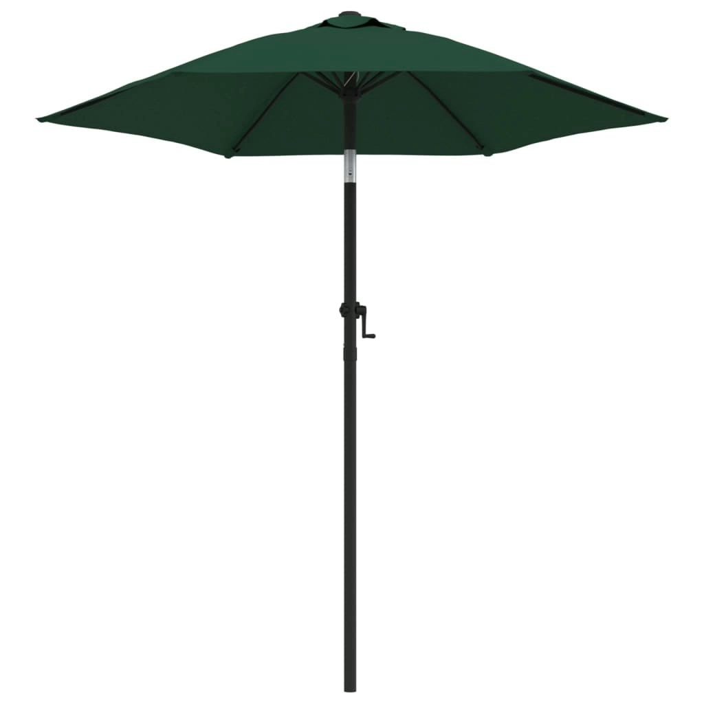 Parasol Green 200x224 cm Aluminium 47205