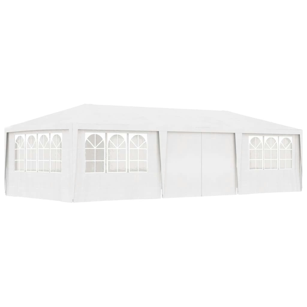 Professional Party Tent with Side Walls 4x9 m White 90 g/m?? 48529