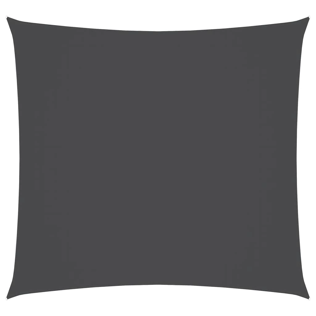 Sunshade Sail Oxford Fabric Square 3x3 m Anthracite 135082