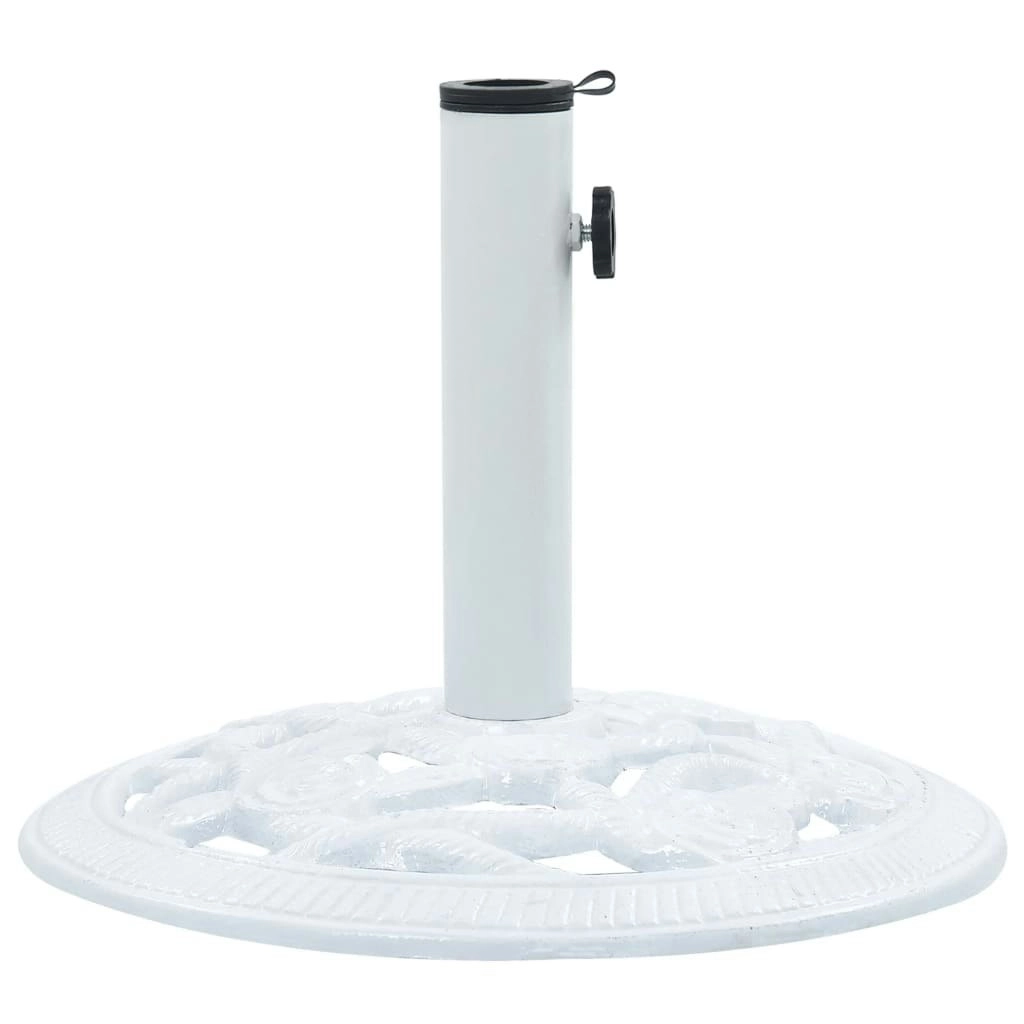 Umbrella Base White 9 kg 40 cm Cast Iron 47864