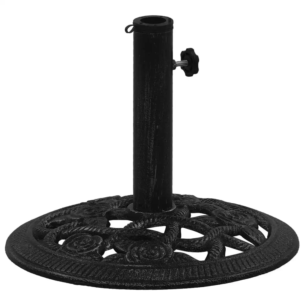 Umbrella Base Black 40x40x32 cm Cast Iron 317755