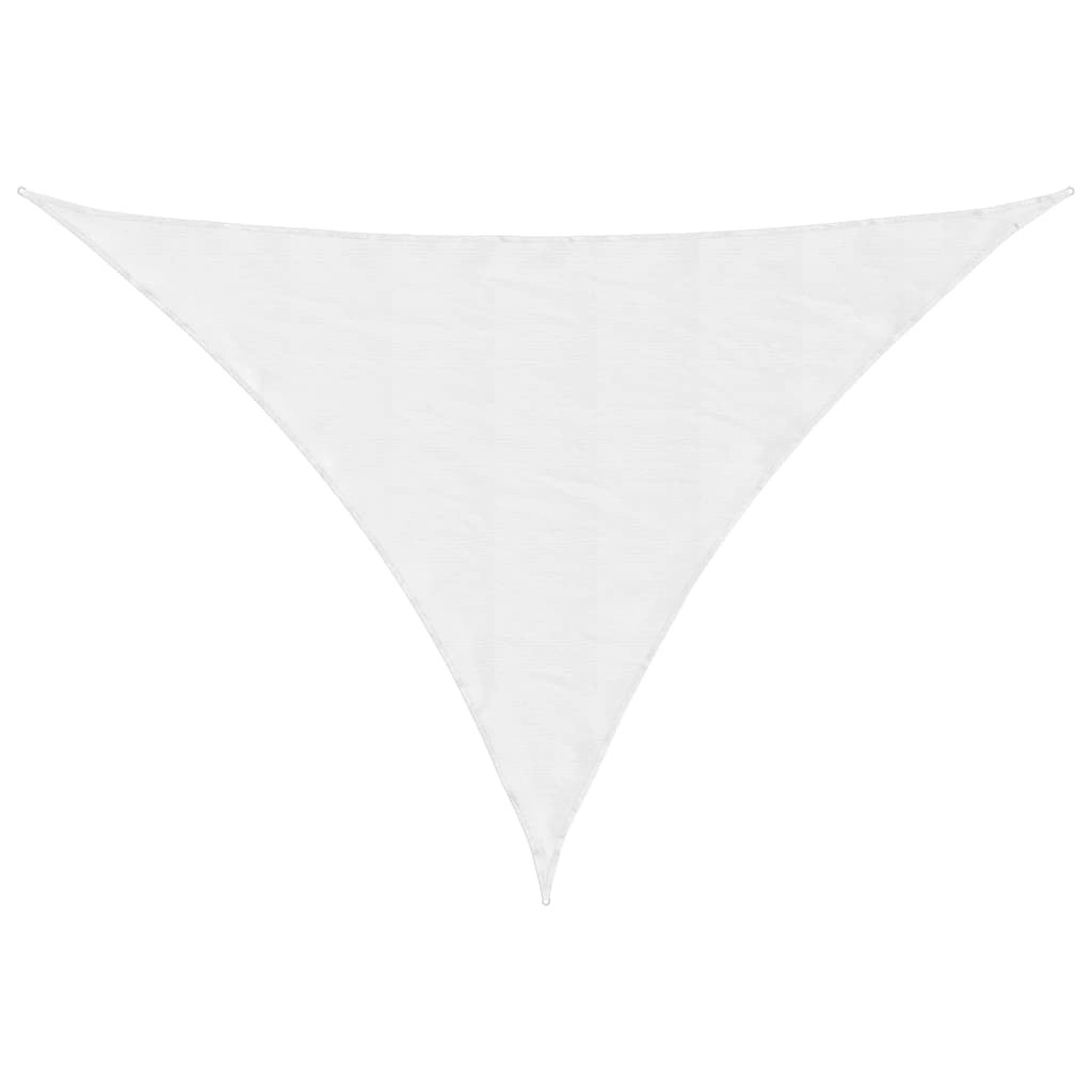 Sunshade Sail Oxford Fabric Triangular 2.5x2.5x3.5 m White 135279