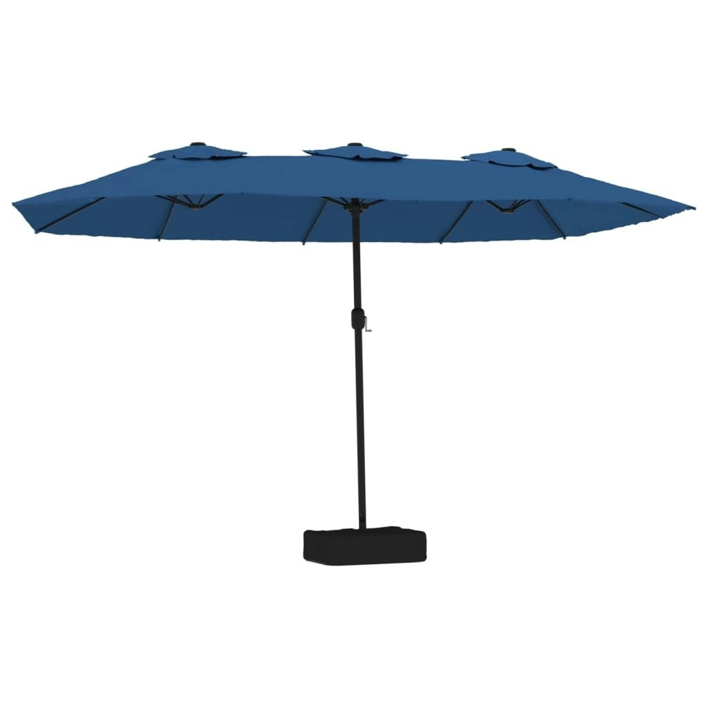 Double-Head Parasol Azure Blue 449x245 cm 362952