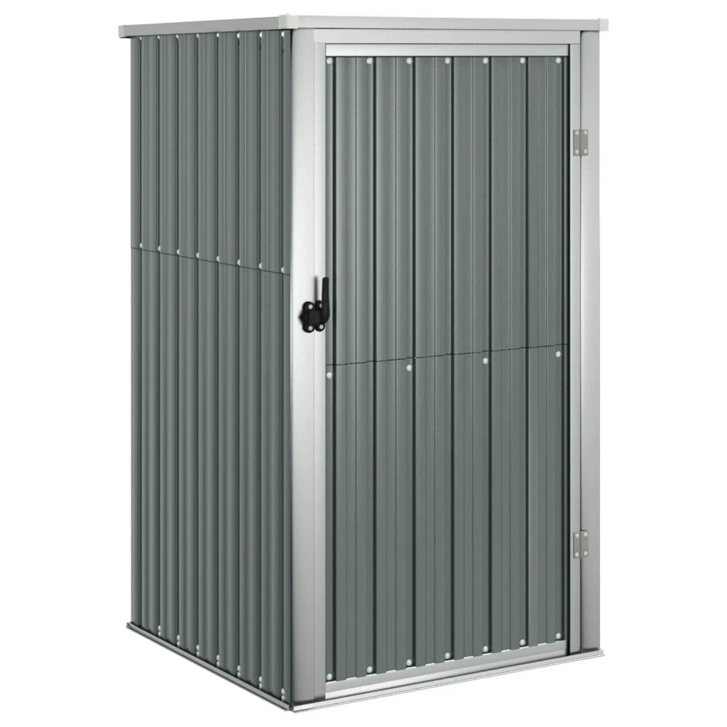 Garden Tool Shed Grey 88x89x161 cm Galvanised Steel 316206