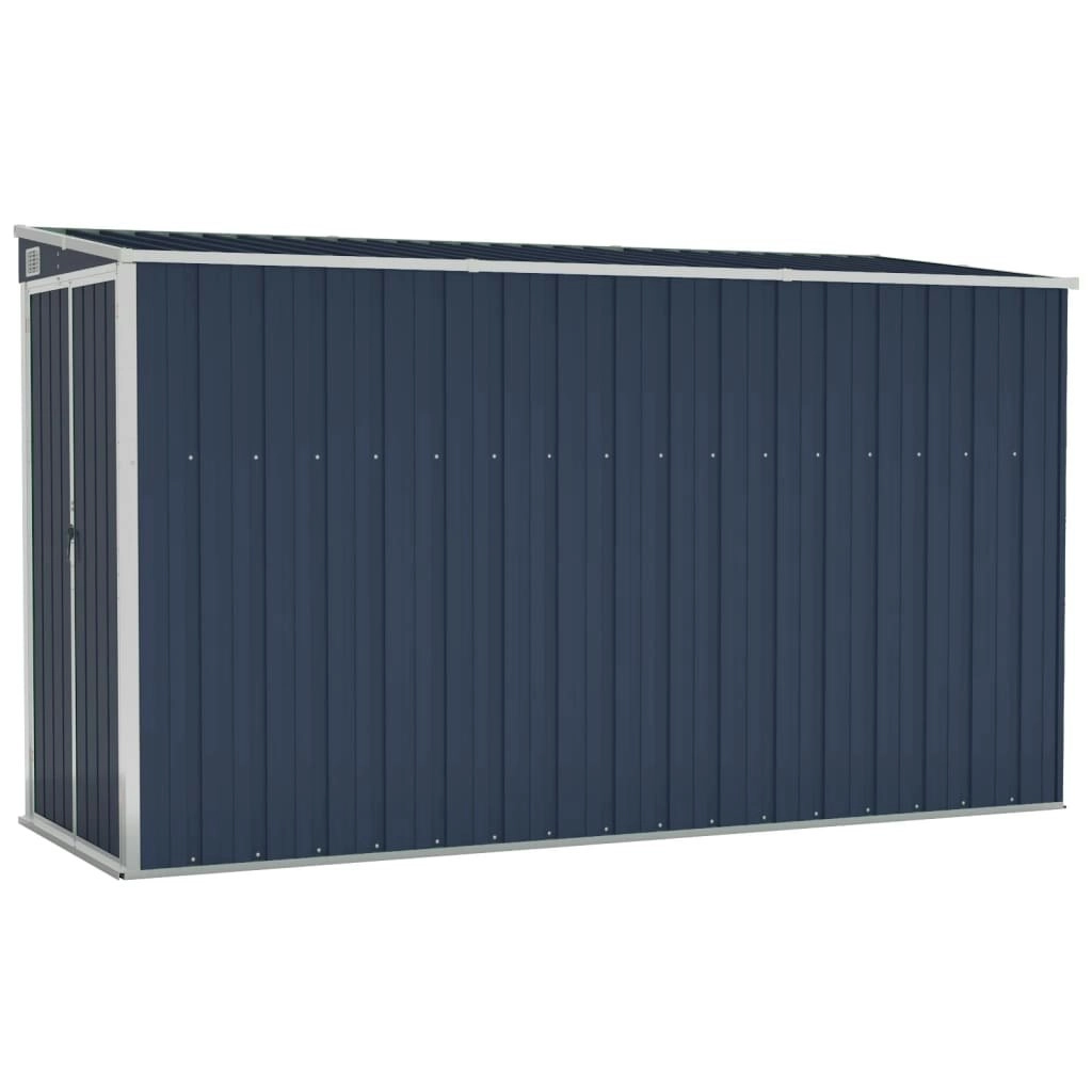 Wall-mounted Garden Shed Anthracite 118x288x178 cm Steel 316227