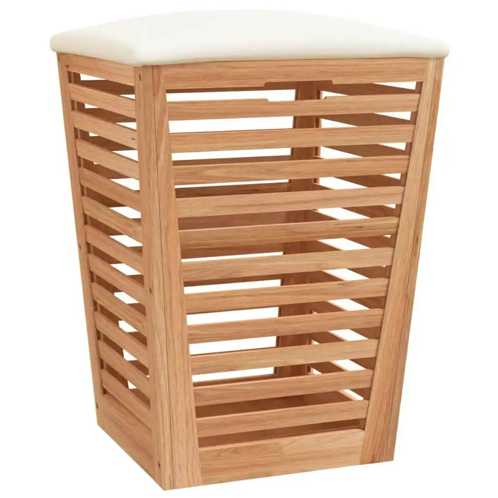 Bathroom Stool 40.5x40.5x56 cm Solid Wood Walnut 350352